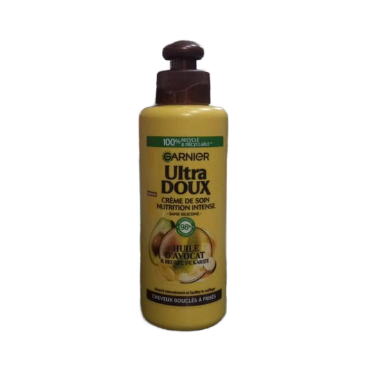 CRÈME DE SOIN NUTRITION INTENSE SANS SILICONE, HUILE D'AVOCAT