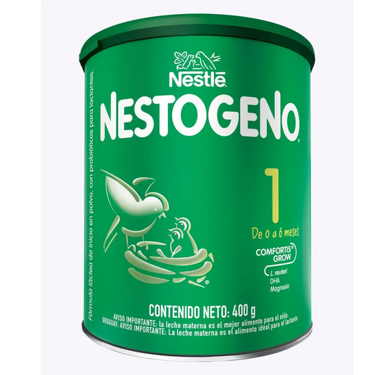 NESTLÉ NESTOGENO 1, DE 0 A 6 MESES , CONTENIDO NETO : 400 g