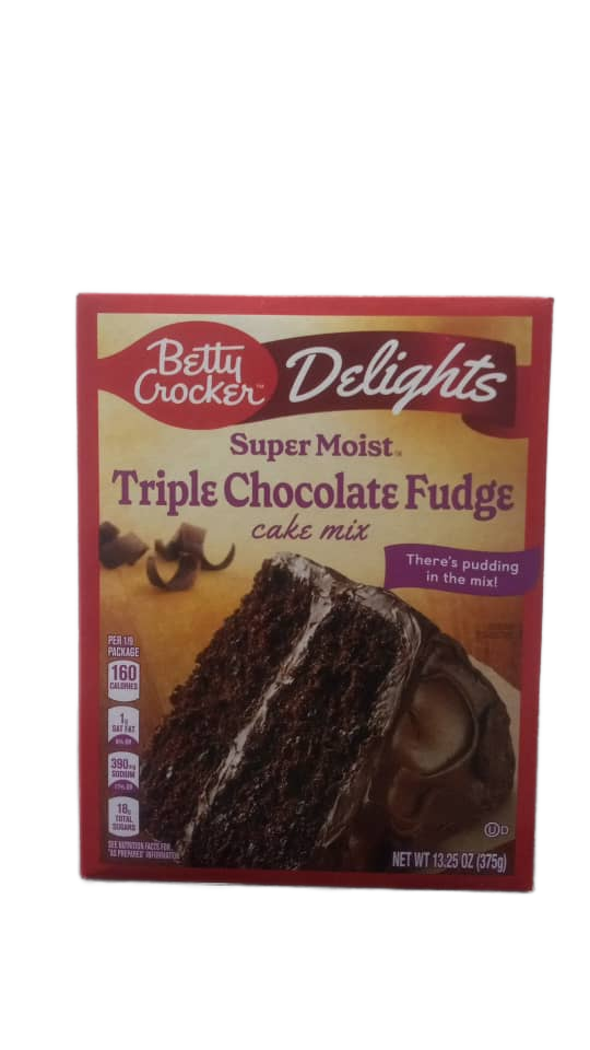 TRIPLE CHOCOLATE FUGE CAKE MIX (DELIGHTS)