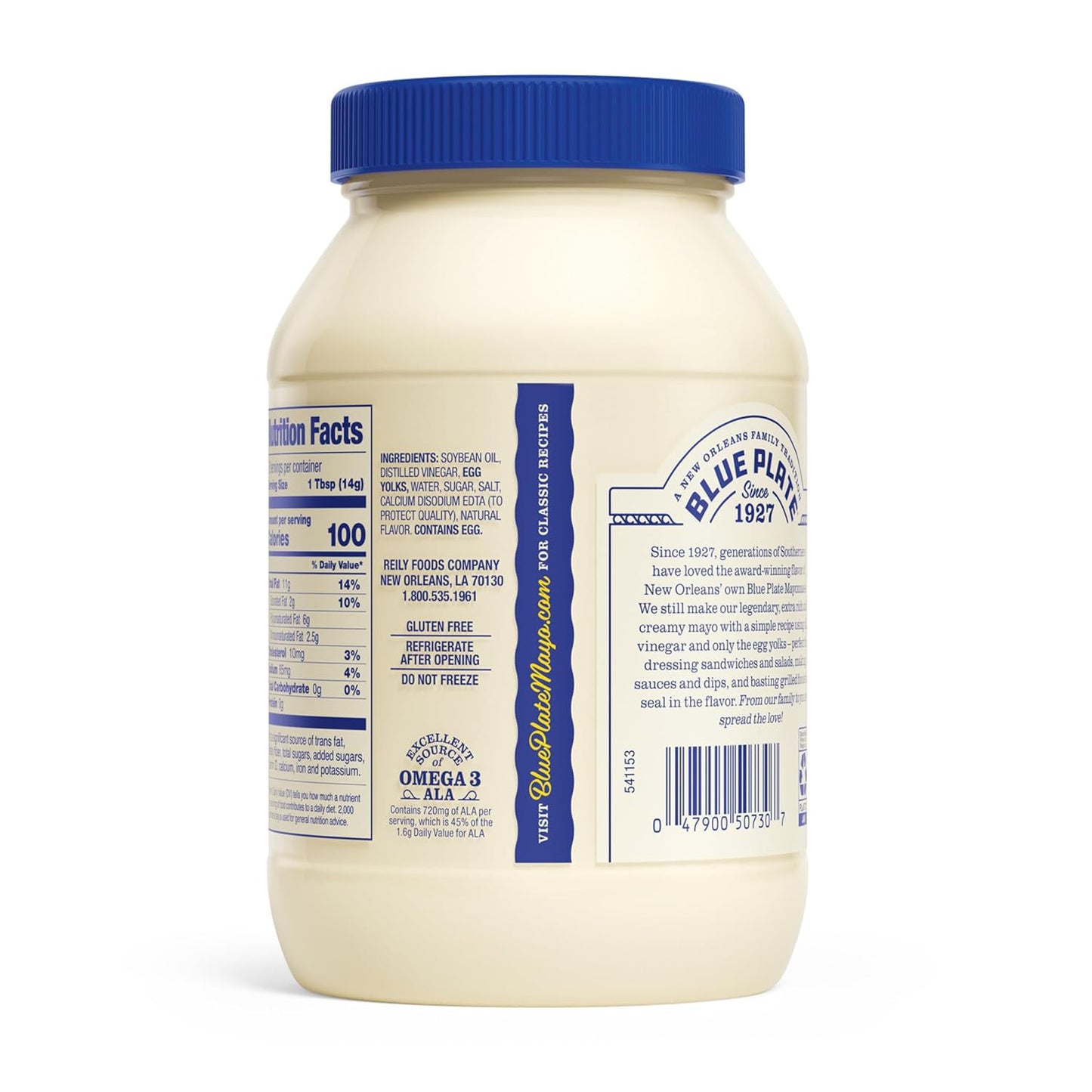 BLUE PLATE REAL MAYONNAISE 30 OZ