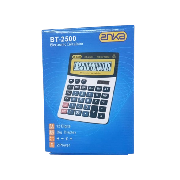 BT-2500 ELECTROIC CALCULATOR