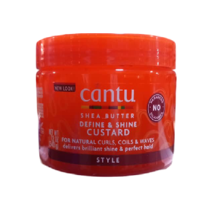 CANTU SHEA BUTTER DEFINE & SHINE CUSTARD 12 OZ (340G)