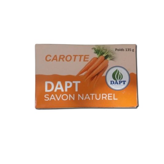 SAVON NATUREL,  DAPT, CAROTTE POIDS 135 g