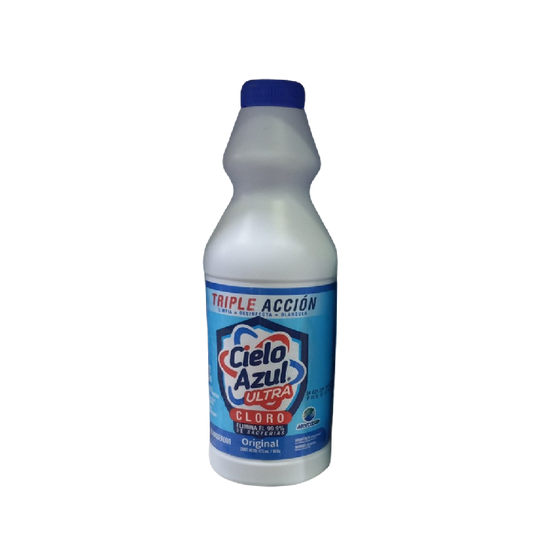 UTRA CLORO, CIELO AZUL, TRIPLE ACCION, ORIGINAL , 16 OZ