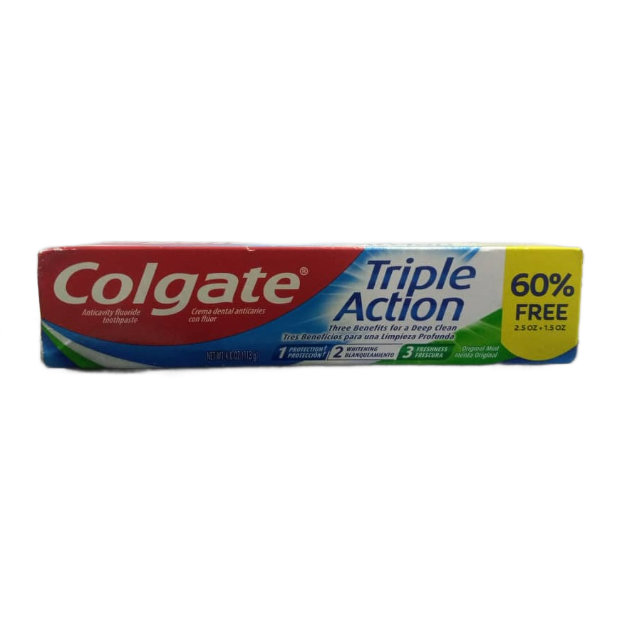 COLGATE ANTICAVITY FLUORIDE TOOTHPASTE MAX FRESH WITH WHITENING BREATH STRIPS COOL MINT