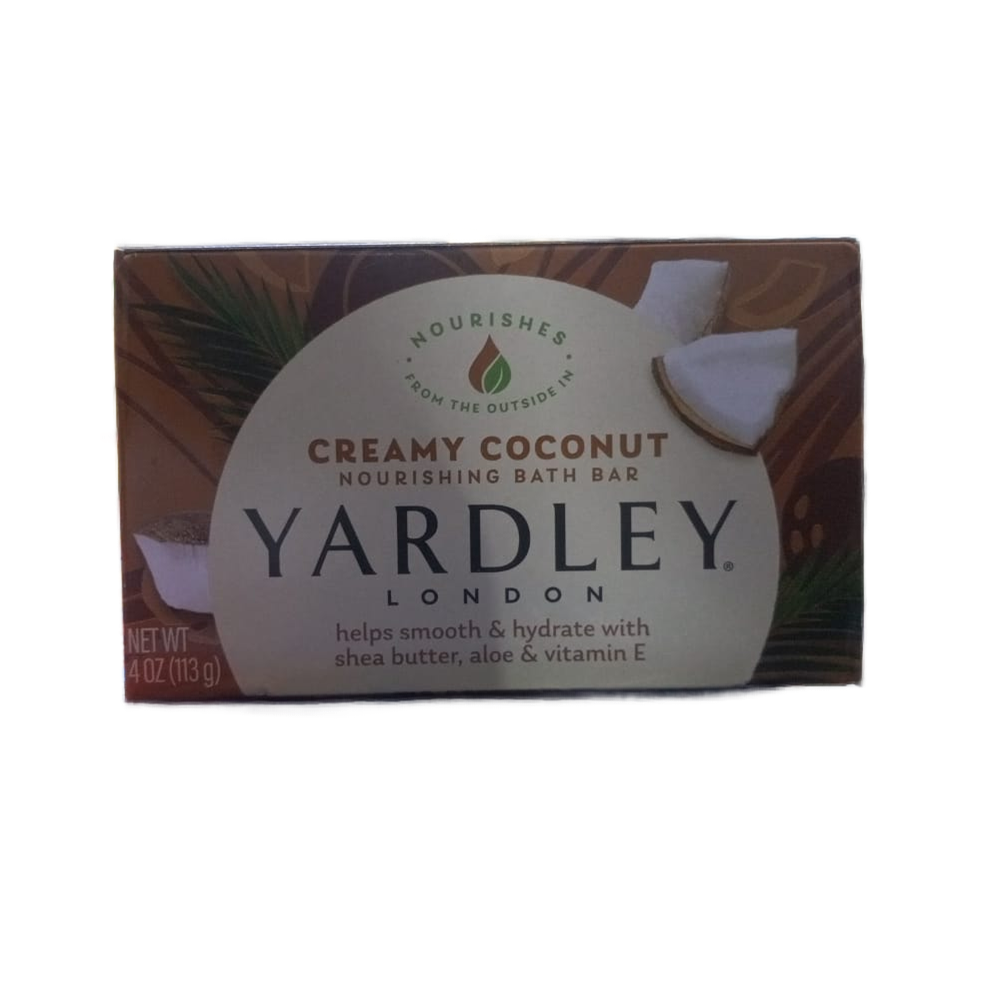 CREAMY COCONUT, NOURISHING BATH BAR, YARDLEY LONDON