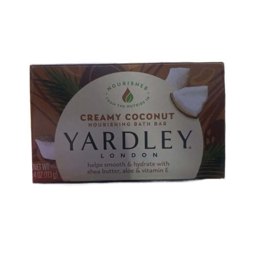 CREAMY COCONUT, NOURISHING BATH BAR, YARDLEY LONDON
