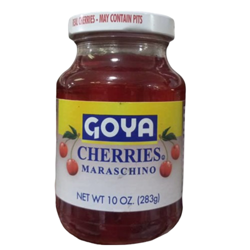 GOYA  CHERRIES  MARASCHINO  NET WT ; 10 OZ (283 g)