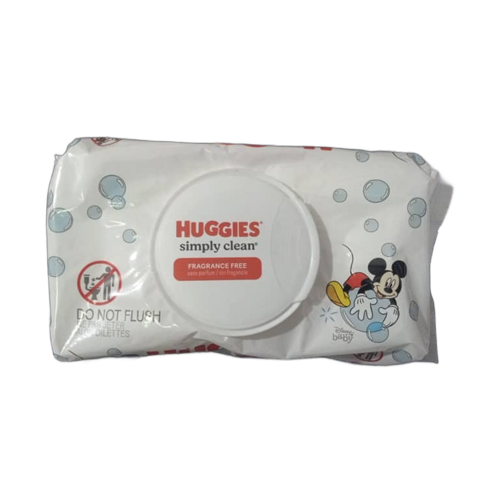 HUGGIES NATURAL CARE (SENSITIVE & FRAGRANCE FREE)