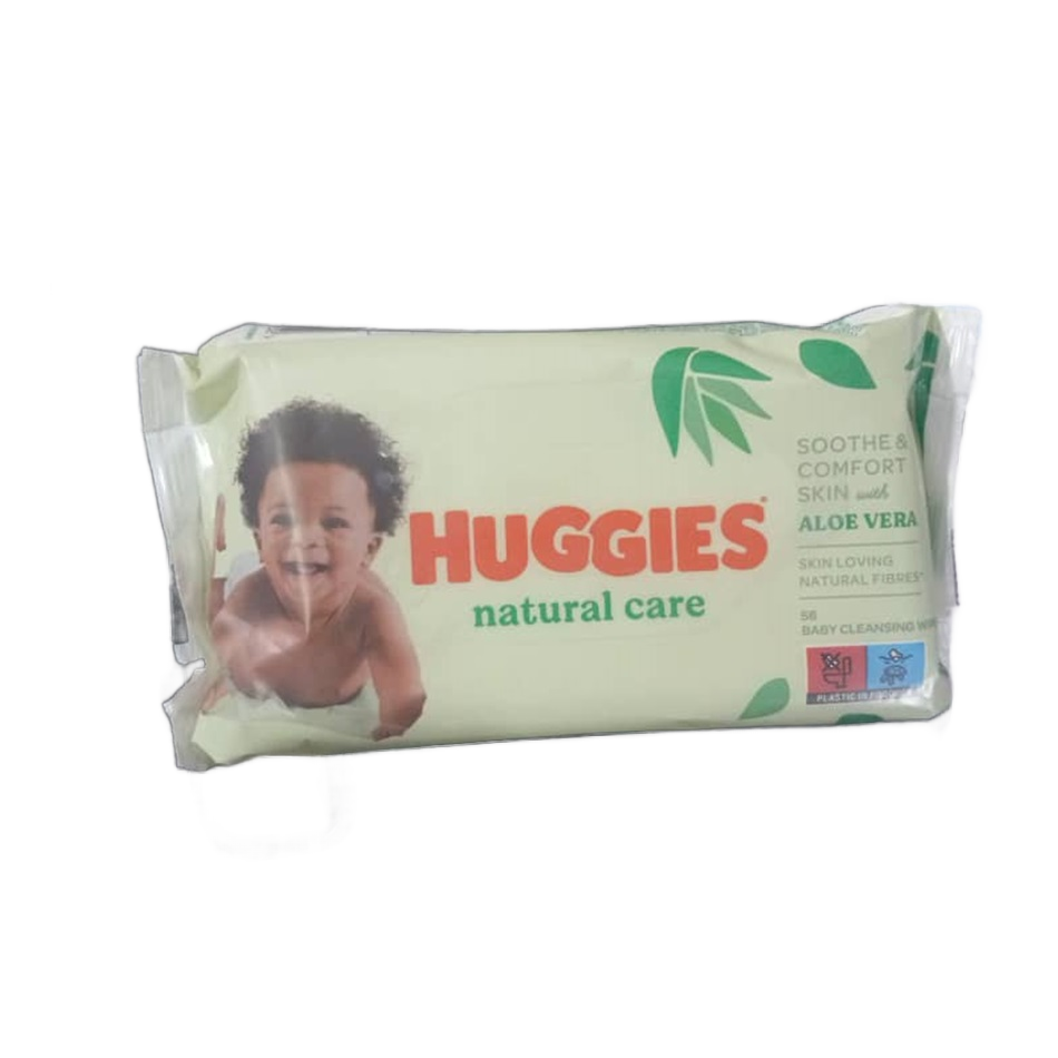 HUGGIES NATURAL CARE (SENSITIVE & FRAGRANCE FREE)