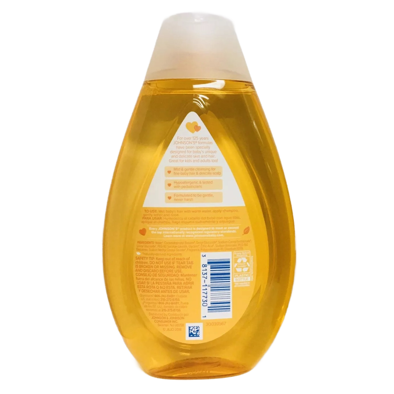 SHAMPOO POUR BÉBÉ 13.6 FL OZ (400 ml) , JOHNSON'S