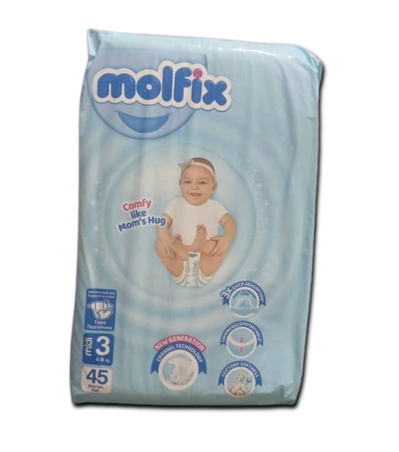 MOLFIX, COMFORTABLE LIKE NO DIAPER, 5 WAY FLEXIBLE GRIP