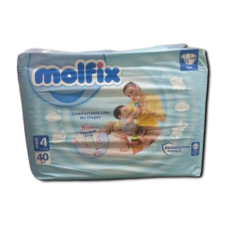 MOLFIX, COMFORTABLE LIKE NO DIAPER, 5 WAY FLEXIBLE GRIP
