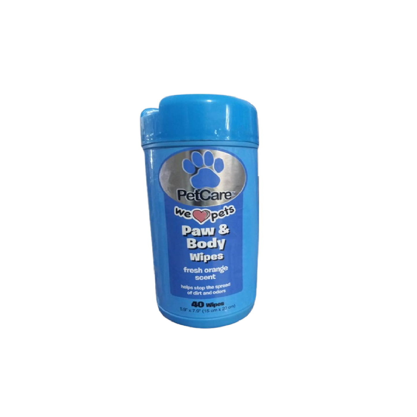 PETCARE BODY FLEA REPELLENT WIPES 40 WIPES 15 CM X 20 CM