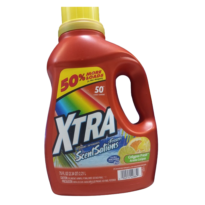 XTRA DÉTERGENT FRESCO SCEEN SATIONS , 75 FL OZ , (2.34 QT) 2.2 L