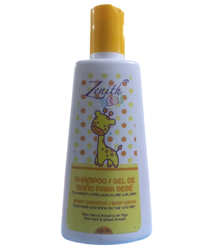 ZENITH BEBE SHAMPOO GEL DE BANO PARRA BEBE 230 ML
