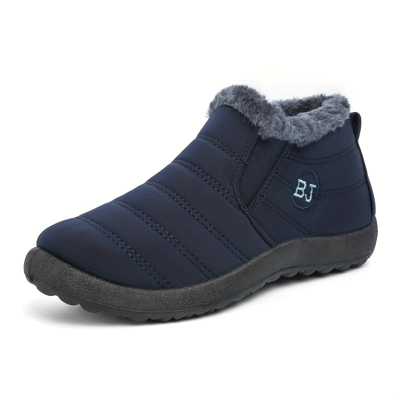 Women Winter Boots Slip On Winter Shoes for Women Ankle Boots Female Snow Boots, Winter Ankle Boots for Women, Snow Boots for Women High Quality Non Slip, Shoes for Women Winter, Fleece Boots, High Quality Winter Boots
