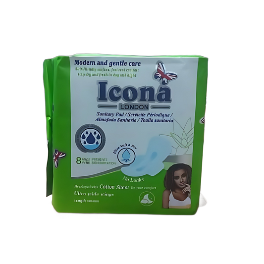 ICONA, MODERN AND GENTLE CARE, SANITARY PAD, SERVIETTE PÉRIODIQUE