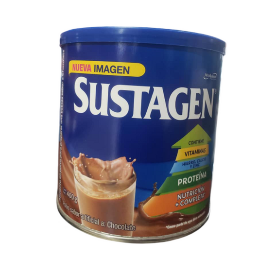 SUSTAGEN, CONTIENE VITAMINAS, HIERRO, CALCO Y ZINC, PROTEINA, NUTRICION + COMPLETA