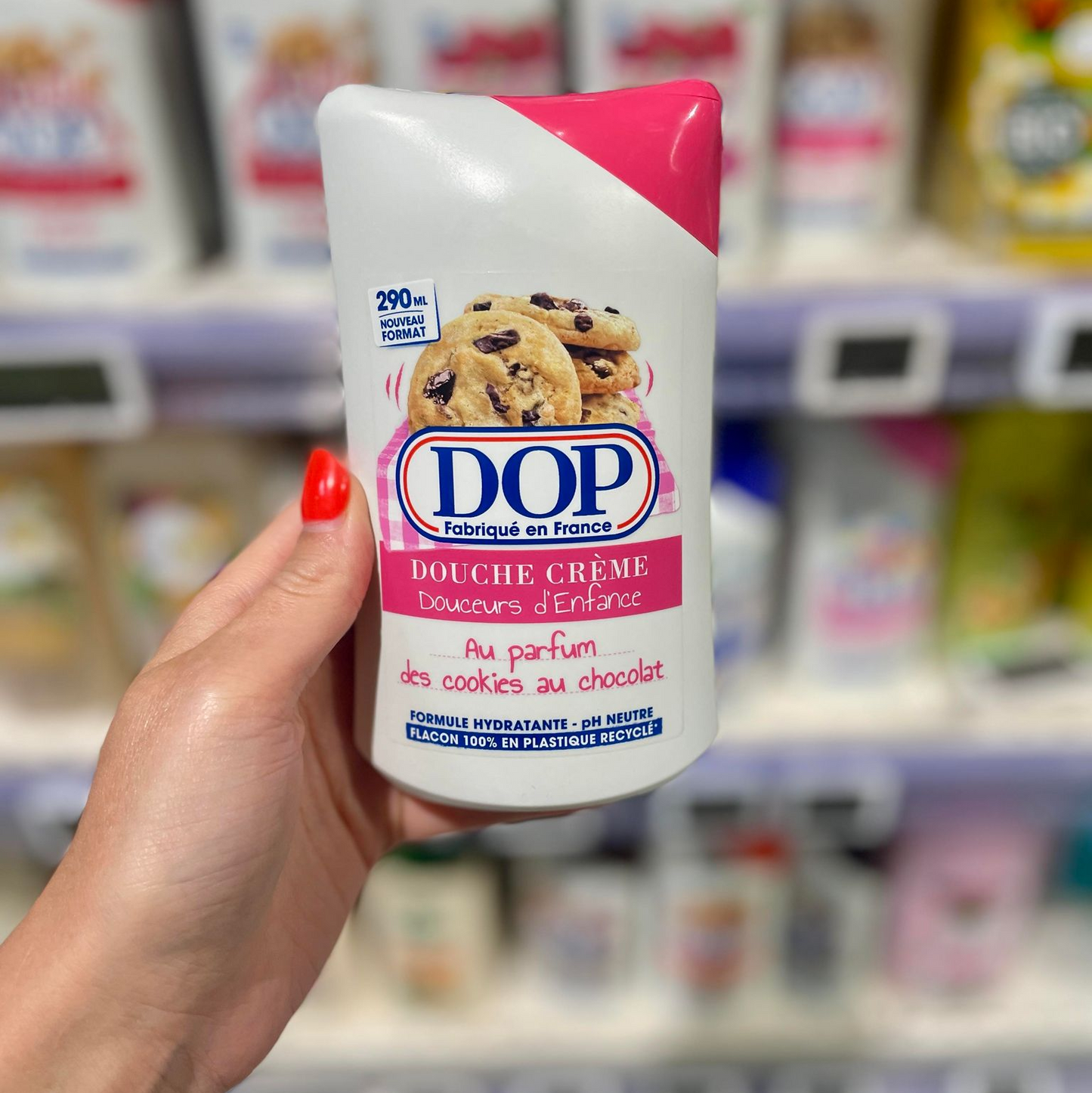 DOP, DOUCHE CRÈME, DOUCEURS D'ENFANCE AU ARFUN AU CHOCOLAT, 290 ML