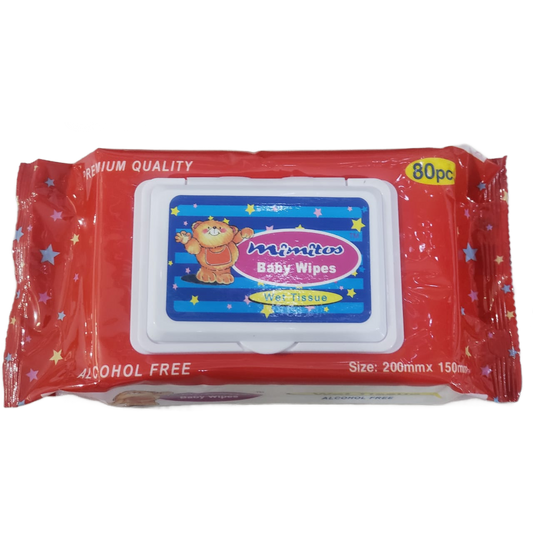 BABY WIPES, MIMITOS , WET TISSUE, 200 MM * 150 MM, 80 PCS