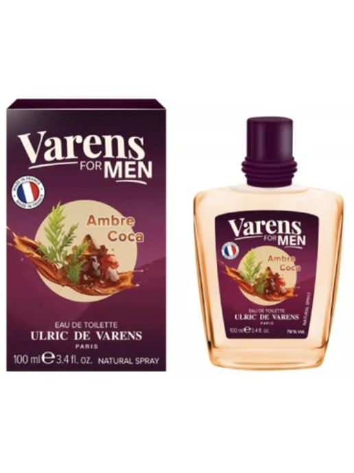 EAU DE TOILETTE , VARENS FOR MEN/ AMBRE COCA