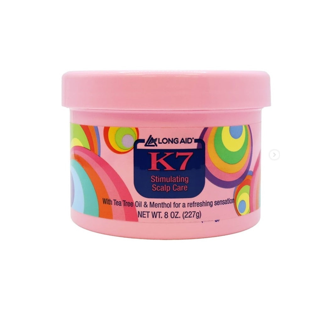 LONG AID K7, STIMLULATING SCALP CARE  (Net. wt; 8 oz. /227 g)