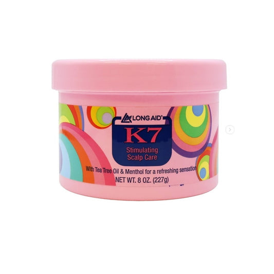 LONG AID K7, STIMLULATING SCALP CARE  (Net. wt; 8 oz. /227 g)
