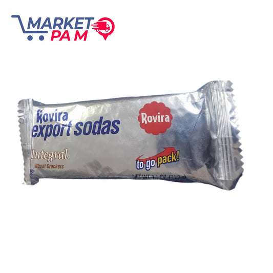 BONBON RAVIRA EXPORT SODAS/ INTEGRAL /WHEAT CRAKERS, ROVIRA, TO GO PACK! NET WT 1.1 OZ