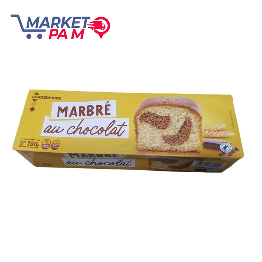 MARBRÉ  AU CHOCOLAT , POID NET 300 g