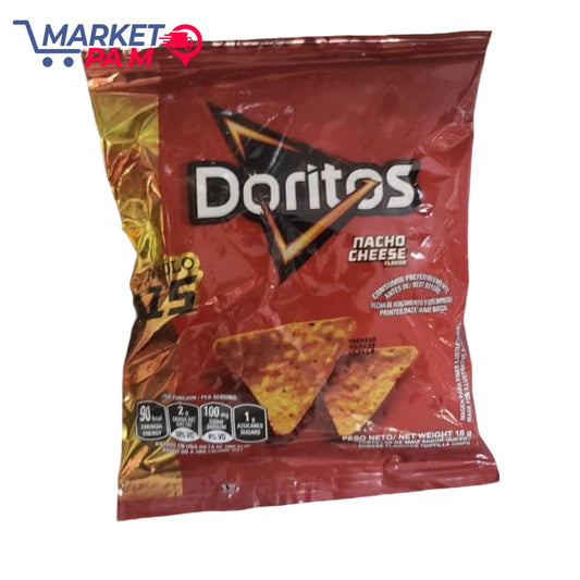DORITOS │NACHO CHEESE │ NET WT  18 g