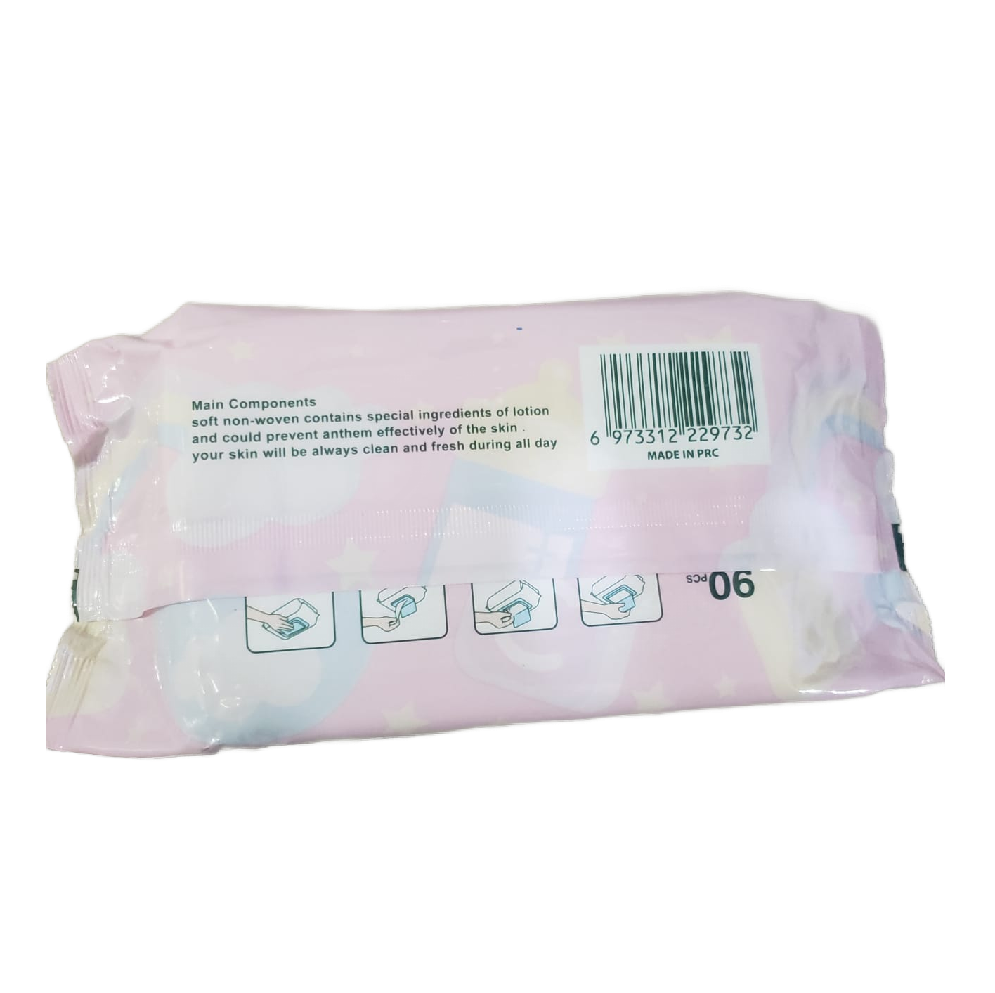 BABY WIPES, COMFORT BÉBÉ, KIDS  DALLY COMFORT, SENSITIVE & SOFT, 90 PCS