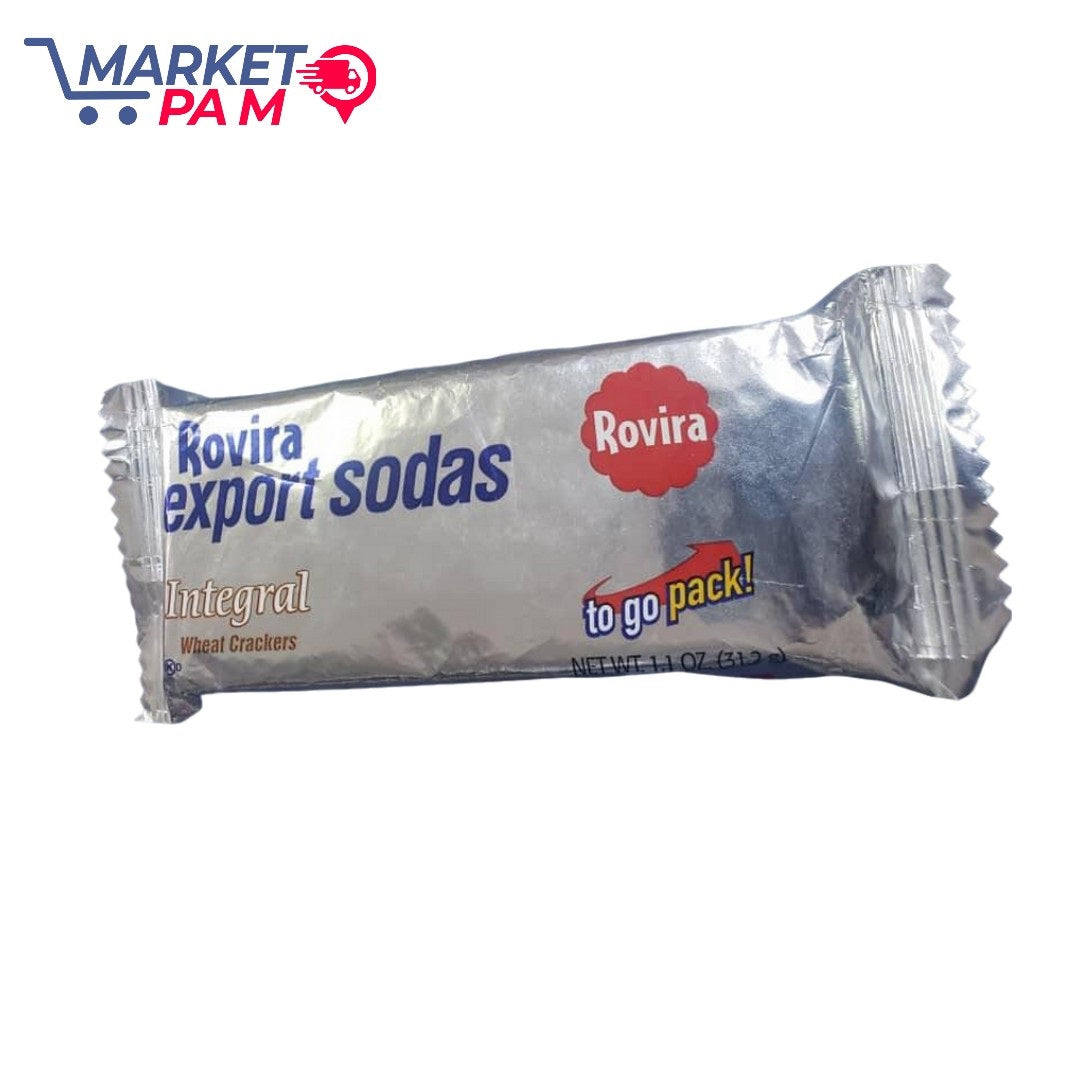 ROVIRA EXPORT SODAS, INTEGRAL WEAT CRAKERS 1.1 OZ