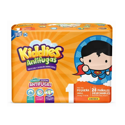 KIDDIES ANTIFUGAS , PAÑALES DESECHABLES UNISEX