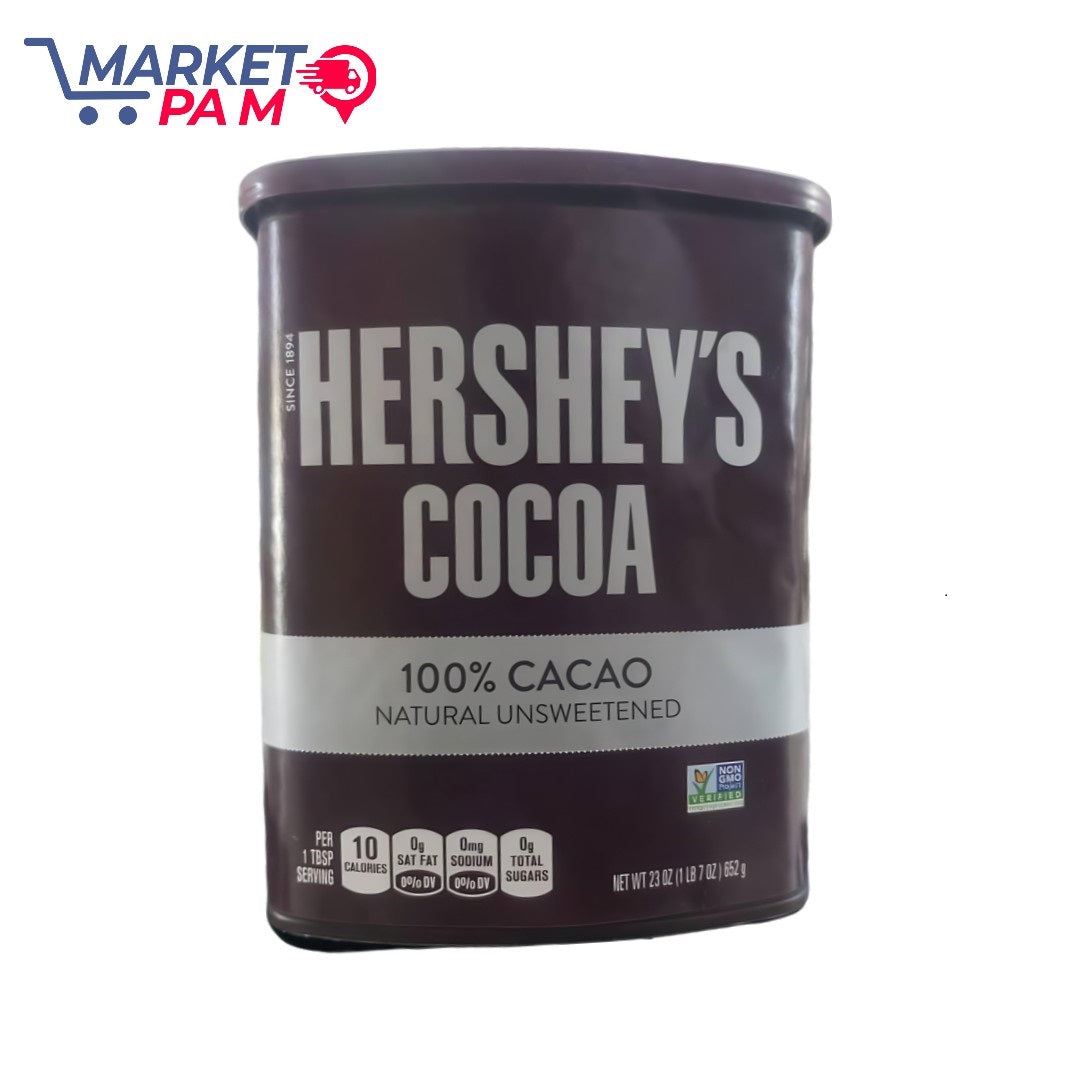 HERSHEY'S COCOA, 100% CACAO, 23 OZ
