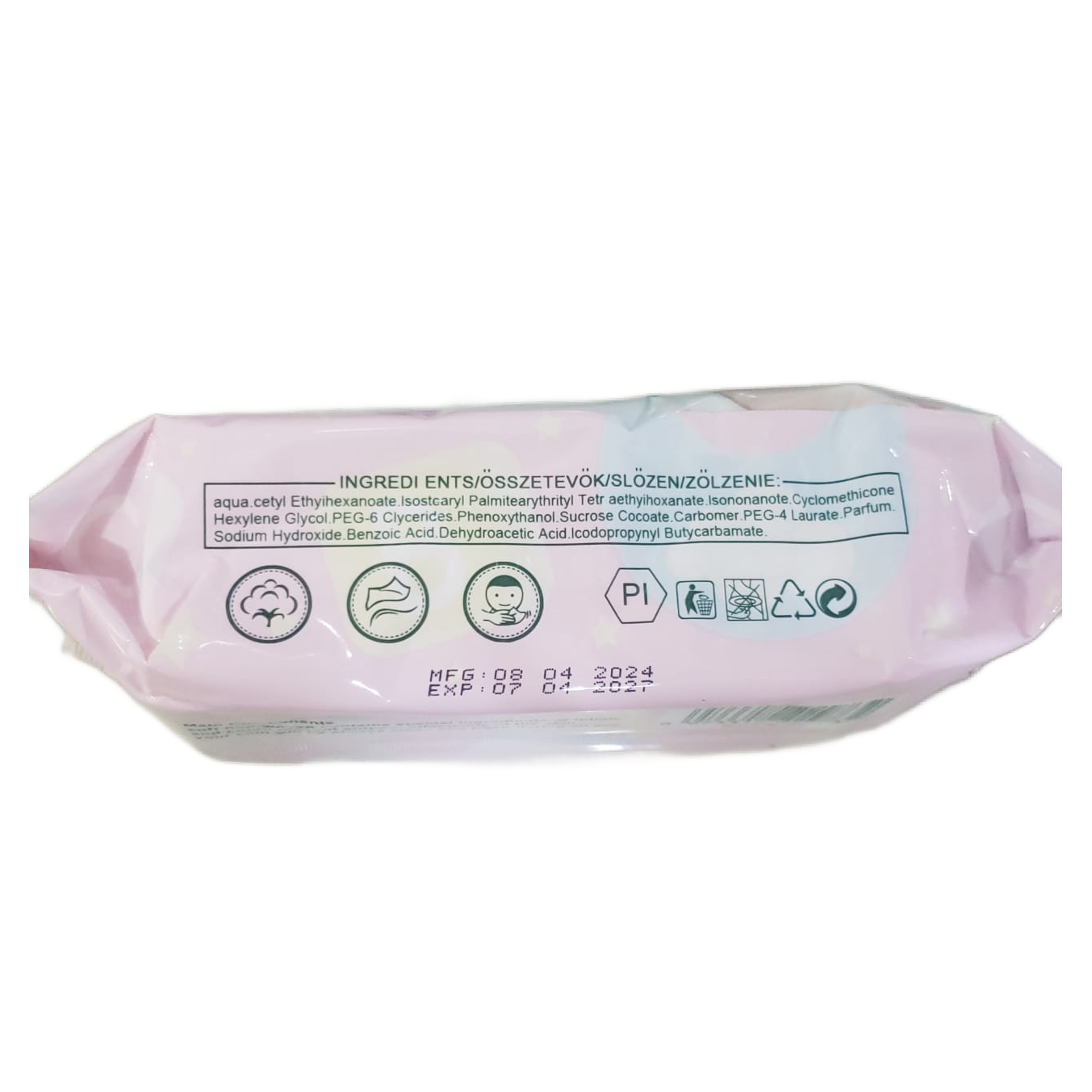 BABY WIPES, COMFORT BÉBÉ, KIDS  DALLY COMFORT, SENSITIVE & SOFT, 90 PCS