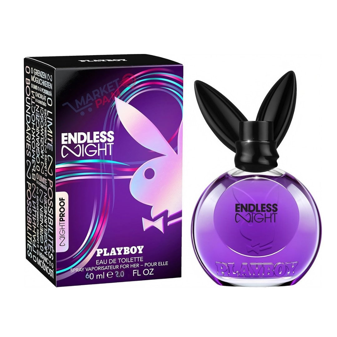 Playboy Female Endless Night Eau De Toilette for Her, 60 ml/ 2.0Fluid Ounce