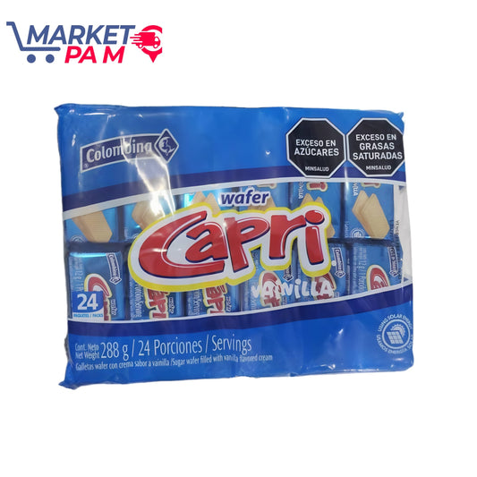 WAFER CAPRI, 288 g / 24 PORCIONES/ SERVINGS