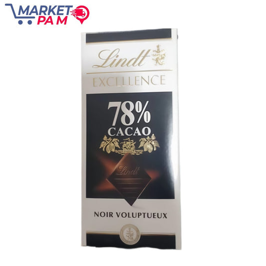 Lindt EXCELLENCE 78% CACAO Linell NOIR VOLUPTUEUX