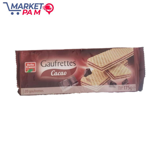Belle France Gaufrettes Cacao Poids 175ge net: 20 gaufrettes
