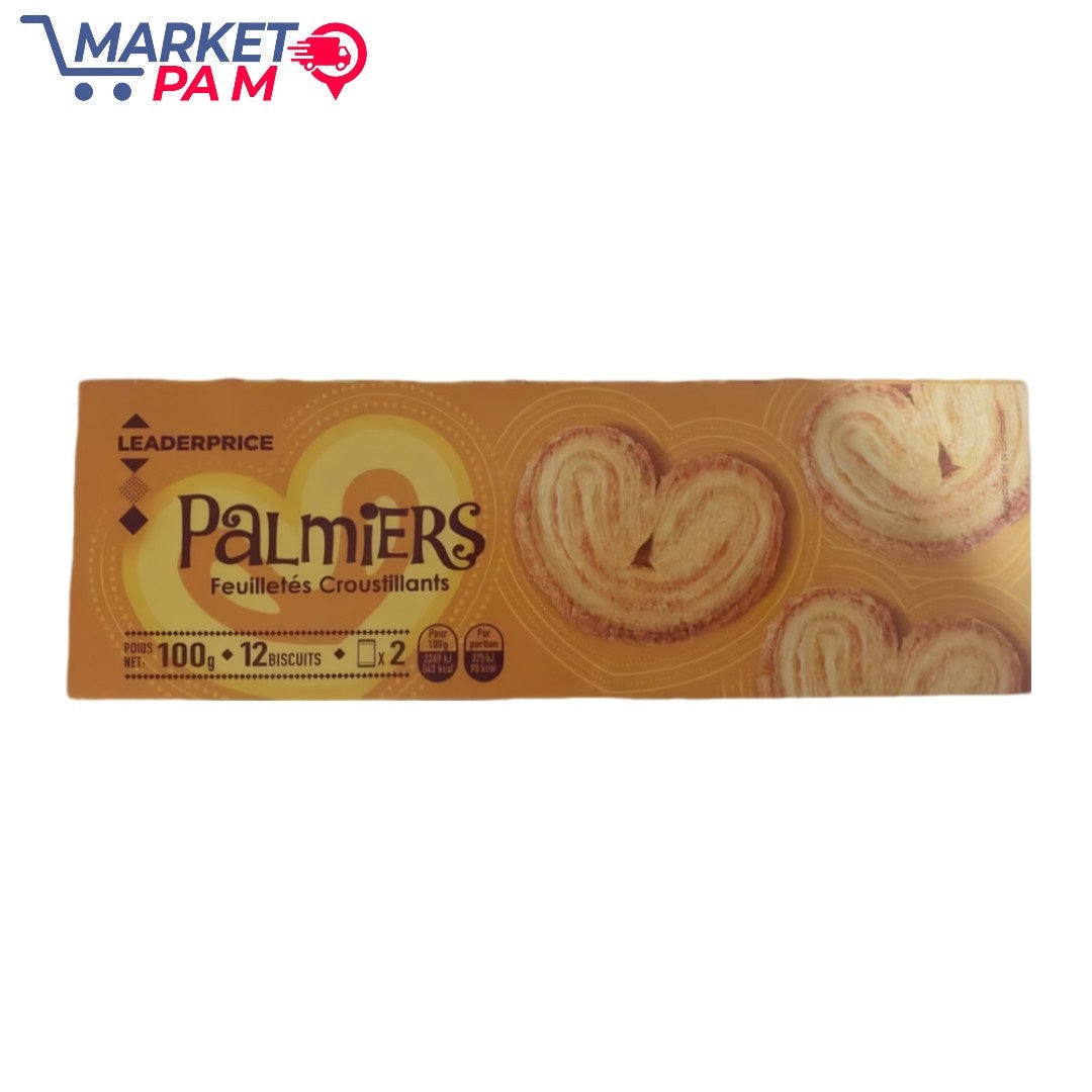 NUTRI-SCORE ABEDE S'Michel BISCUITERIE FAMILIALE 1905 Le Palmier Beurre Boter/Butter Farine de ble français AU BEURRE 2x 6 biscuits