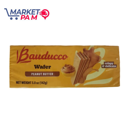Bauducco Wafer PEANUT BUTTER NET WEIGHT 5.0 oz (142g) crispy W delicate