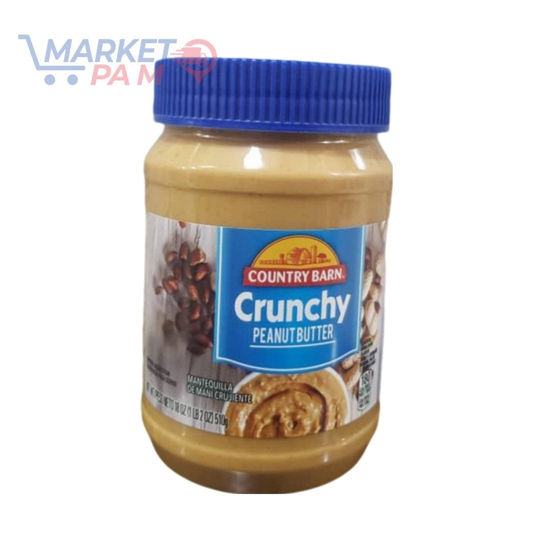 COUNTRY BARN CRUNCHY PEANUT BUTTER  , 510 g