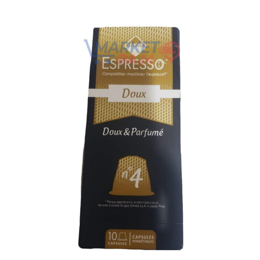 CAFÉ, EXPRESSO DOUX & PARFUMÉ ,  10 CAPSULES