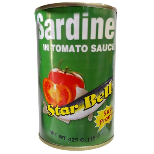 SARDINE IN TOMATO SAUCE STAR BELL 15 OZ