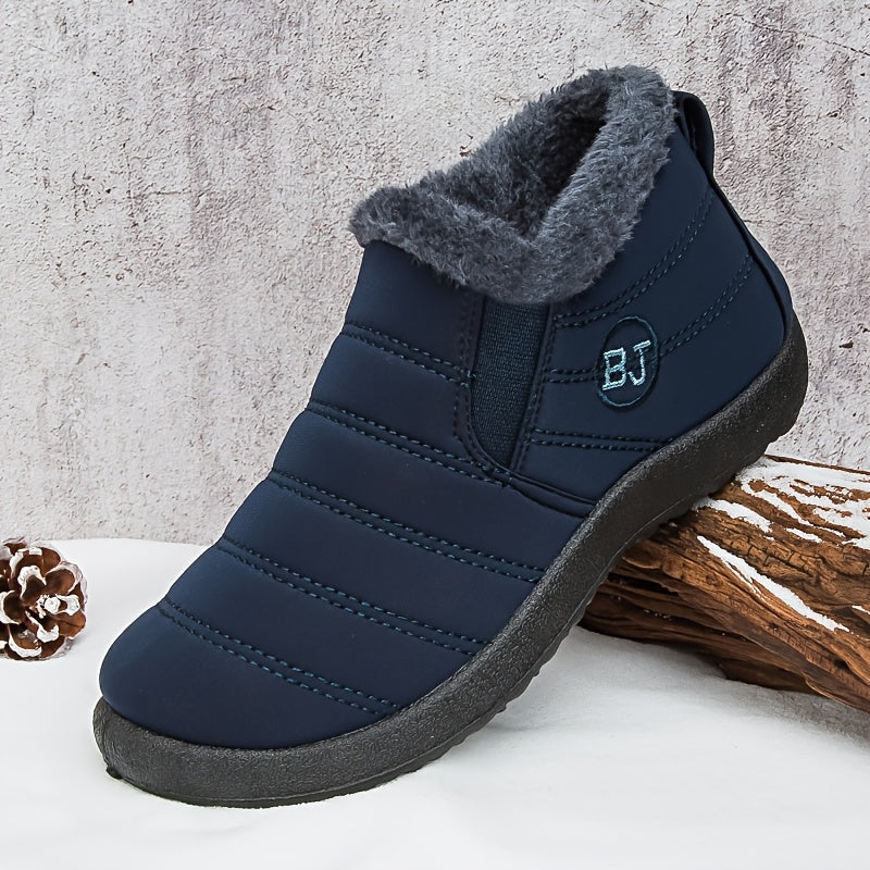 Women Winter Boots Slip On Winter Shoes for Women Ankle Boots Female Snow Boots, Winter Ankle Boots for Women, Snow Boots for Women High Quality Non Slip, Shoes for Women Winter, Fleece Boots, High Quality Winter Boots