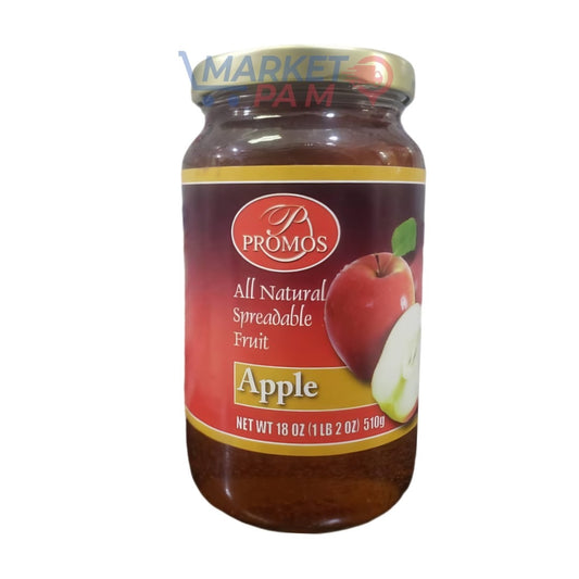 APPLE , ALL  NATURAL SPREADABLE DRUIT,( NET WT  18 OZ /1 LB2OZ/ 510 g)