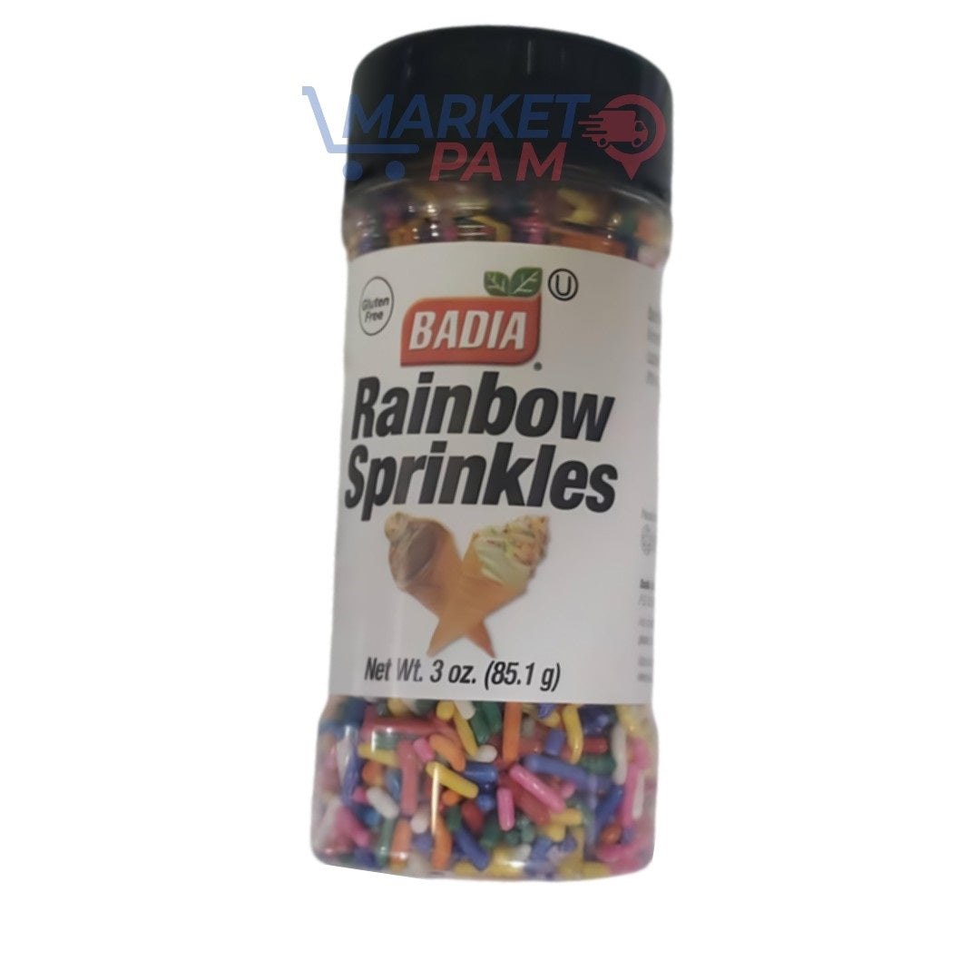 BADIA, RAIBOW SPRINKLES nET WT 3 OZ (85.1  g)
