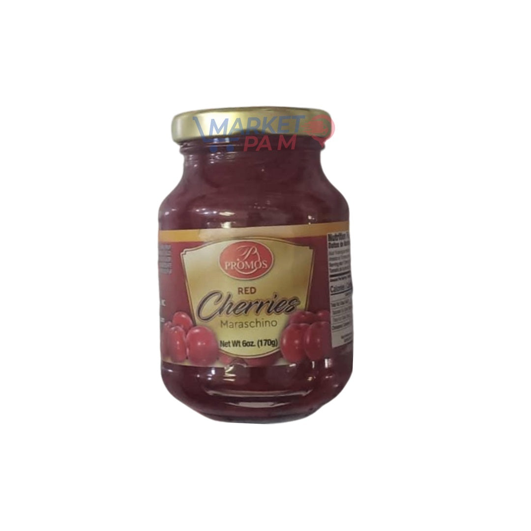 RED CHERRIES MARASCHINO/ NET WT 6 OZ ( 170 g)