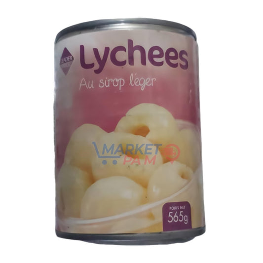LYCHEES AU SIROP LEGER , POIDS NET 565 g